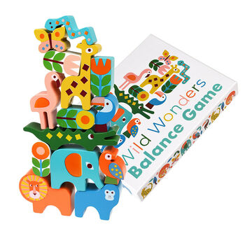 Jungle Animal Wooden Stacking Game, 2 of 3