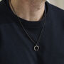 Personalised Men's Open Flow Pendant Necklace, thumbnail 3 of 6