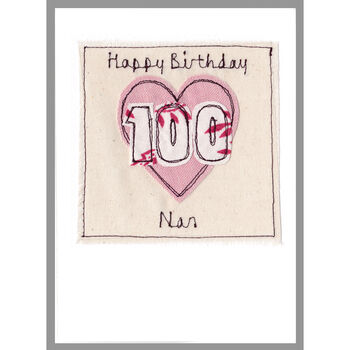 Personalised Heart Birthday Card For Her Any Age, 2 of 12