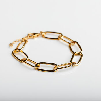 Gold Plated Chunky Chain Bracelet, 3 of 3