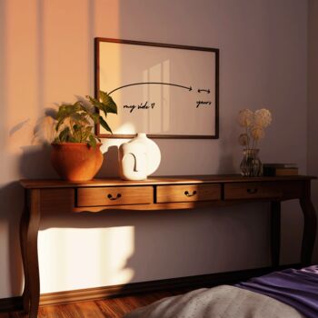 His And Hers Bedroom Print, 5 of 6