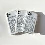 Personalised Tarot Card Clear Phone Case, thumbnail 1 of 9