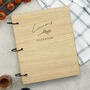 Personalised Wooden Cookbook For Her, thumbnail 1 of 10