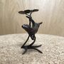 Miniature Bronze Otter Sculpture 8th Anniversary Gift, thumbnail 5 of 12