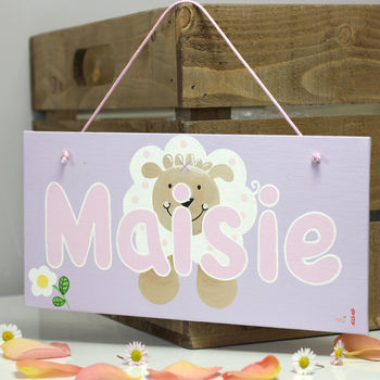 Personalised Farm Sheep Canvas Sign, 5 of 11