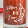 Personalised Etched Hot Sauce Bottle, thumbnail 2 of 4