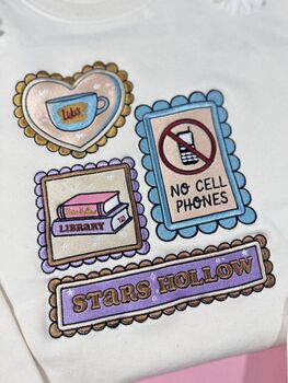 Gilmore Patch Icons Embroidered Sweatshirt, 2 of 6
