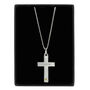 Personalised Sterling Silver Cross Necklace, thumbnail 3 of 6