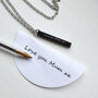 Personalised Necklace Mums Heartfelt Message, thumbnail 2 of 6
