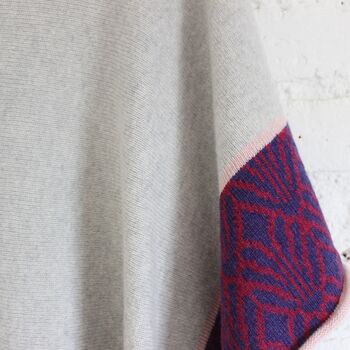 Marina Merino Lambswool Poncho, 3 of 4