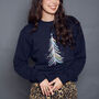 Merry And Bright Christmas Jumper Sweatshirt, thumbnail 1 of 8