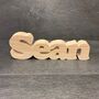 Wooden Name Or Words Handcut Personalised, thumbnail 4 of 4