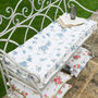 Cottage Rose Padded Garden Bench Cushion, thumbnail 1 of 5