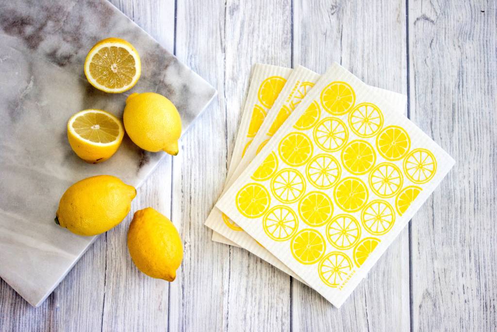 Set Of Yellow Dish Cloths By Jangneus