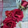 Valentines Red Rose Heart Hanging Wreath, thumbnail 5 of 6