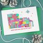 Personalised Patchwork Illustration Christmas Cards, thumbnail 3 of 7