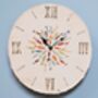 Shoal Of Fish Oversized Pendulum Wall Clock, thumbnail 8 of 9