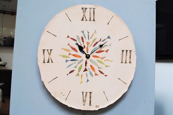 Shoal Of Fish Oversized Pendulum Wall Clock, 8 of 9