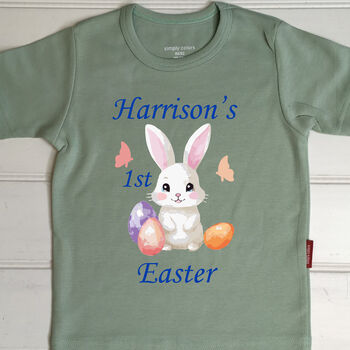 Personalised Child's 1st Easter Bunny Babygrow/T Shirt, 3 of 9