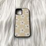 Green/Beige/Brown Flowers Phone Case, thumbnail 4 of 5