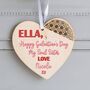 Personalised Galentine's Best Friend Hanging Wooden Plaque, thumbnail 1 of 2