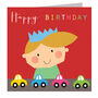 Toy Cars Birthday Card, thumbnail 2 of 5