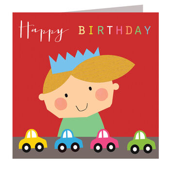 Toy Cars Birthday Card, 2 of 5
