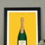 Personalised 'A Vintage Year' Birthday Champagne Print, thumbnail 3 of 12