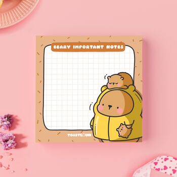 Bear Sticky Notes | Cute Stationery, 3 of 5