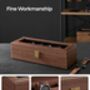 Velvet Lining Watch Box Six Slots Display Storage Case, thumbnail 4 of 6