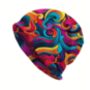 Soft Chemo Headwear Beanie Hat Bandana Bright Swirls, thumbnail 3 of 7