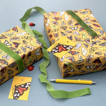 Moth Species Wrapping Paper Set, 5 of 11