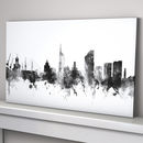 Portsmouth Skyline Cityscape Black And White By Art Pause ...