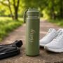 Personalised Stainless Steel 600ml Water Bottle, thumbnail 1 of 6