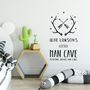 Personalised Little Man Cave Wall Sticker, thumbnail 1 of 3