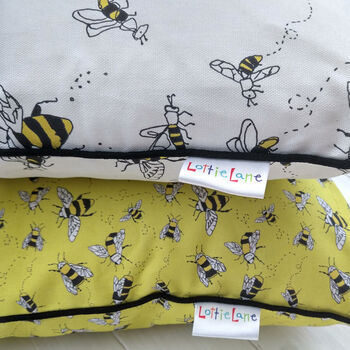 Buzzy Bees Organic Cotton Cushion, 6 of 7