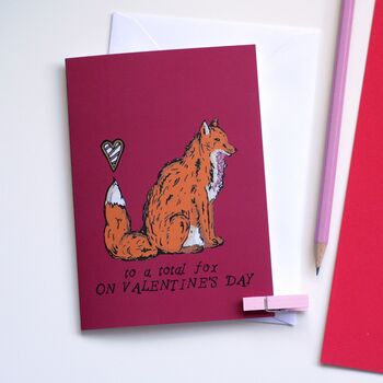 Woodland Fox Valentine's Card, 2 of 3