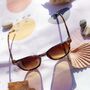 Classic Rounded Square Sunglasses In Tortoise Shell, thumbnail 2 of 4