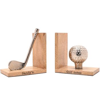 Personalised Golf Bookends, 5 of 9