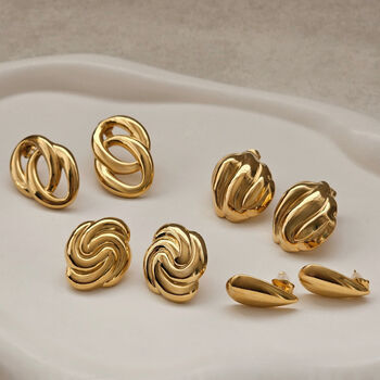 Vintage Swirl Earrings, 6 of 8