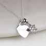 Personalised Children's Heart And Star Necklace, thumbnail 1 of 6