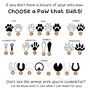 Personalised Pet Portrait Paw Outline T Shirt, thumbnail 12 of 12