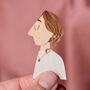 Unframed Personalised Miniature Paper Cut Portrait, thumbnail 1 of 5