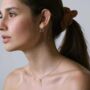 Personalised Sterling Silver And Gold Stirrup Earrings, thumbnail 3 of 10