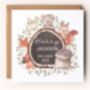 Personalised Chalkboard New Baby Card, thumbnail 1 of 2
