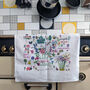 'The Good Life' Illustrated Tea Towel, thumbnail 5 of 12
