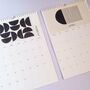 2022 Minimalist Black And White Wall Calendar, thumbnail 3 of 8