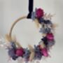 ' Mini Joy' Luxury Dried Flower Wreath, thumbnail 1 of 3