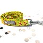 Yellow Bee And Strawberry Dog Collar And Lead, thumbnail 5 of 8