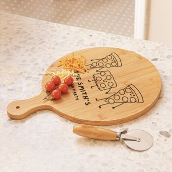 Personalised Pizza Family Board, 2 of 4